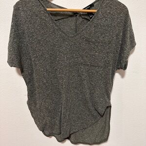 Forever 21 Heather Gray V-Neck Tee